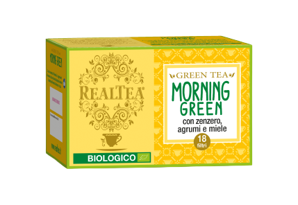 confezione tè biologico morning green