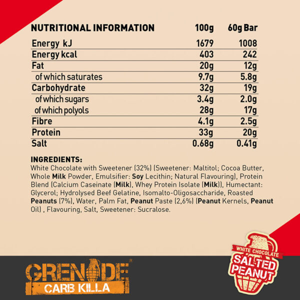 tabella valori nutrizionali