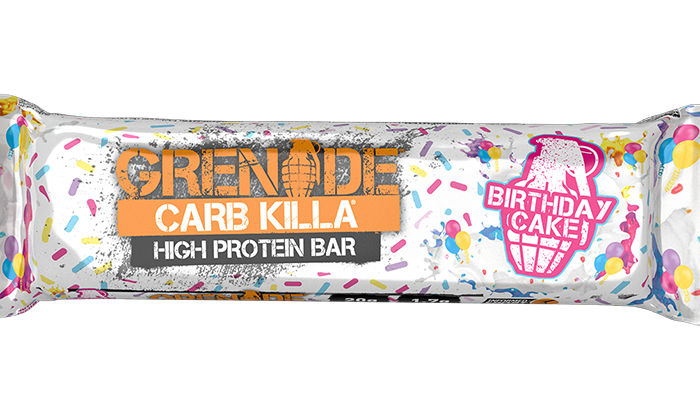 high protein bar birthday cake